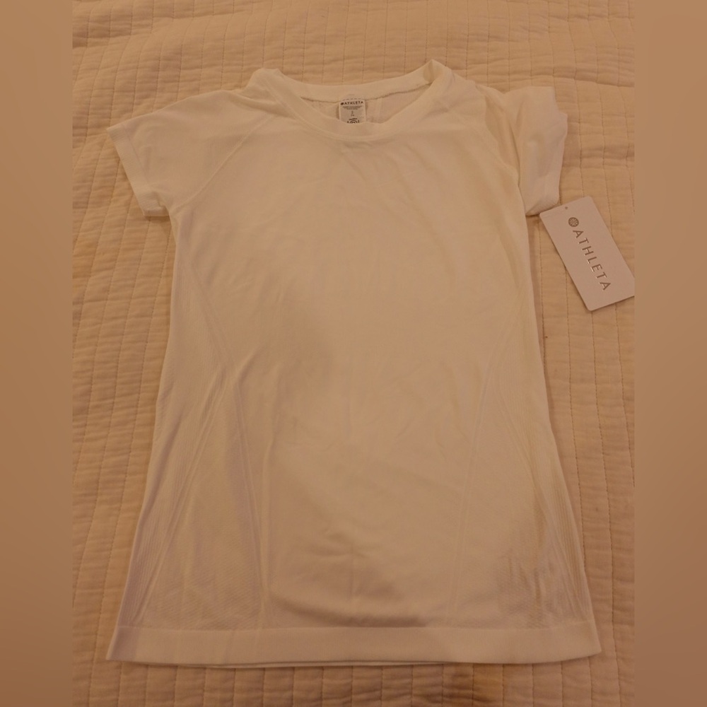 Athleta Classic White Tee